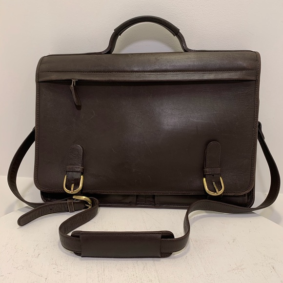 Coach Other - Vintage brown leather coach briefcase